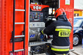 Pożar w bloku przy Andersa, zmarła 71-latka