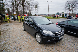 Kierowca vw golfa pijany i z zakazem prowadzenia spowodował wypadek