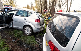 Wypadek w Karczowiskach, zginął jeden z kierowców