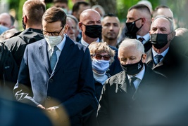 Ostatnie pożegnanie Jerzego Wilka. Obecni premier i prezes PiS