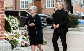 Ostatnie pożegnanie Jerzego Wilka. Obecni premier i prezes PiS