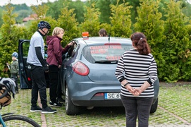 Dotarł na rowerze na Jasną Górę, by pomóc hospicjum (aktualizacja)