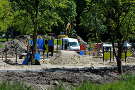 Coraz bliżej do rekreacji w parku Dolinka