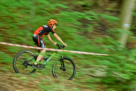 Rowerowe ściganie w Bażantarni