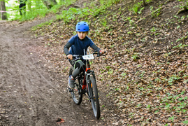 Rowerowe ściganie w Bażantarni