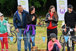 Rowerowe ściganie w Bażantarni