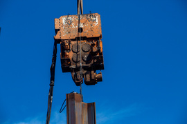 Prace kafarowe na sztucznej wyspie na finiszu