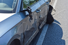 Trasa Elbląg-Malbork. Zderzenie trzech pojazdów na wiadukcie