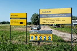 Tu znajduje się główna baza Budimexu w Nowakowie