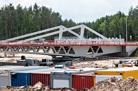 Pierwszy most nad przekopem oddany do użytku