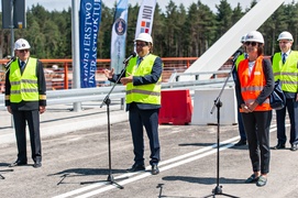 Pierwszy most nad przekopem oddany do użytku