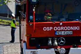 Pożar piekarni w Milejewie