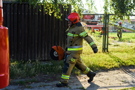 Pożar lakierni przy Grochowskiej