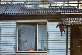 Pożar lakierni przy Grochowskiej