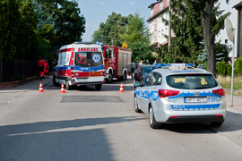 Zderzenie dwóch volkswagenów na ul. Beniowskiego, jeden z kierowców został zatrzymany zdjęcie nr 245106