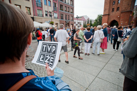 Wolne media. Elblążanie protestują Wolne media. Elblążanie protestują