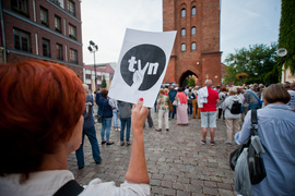 Wolne media. Elblążanie protestują