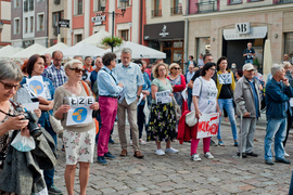 Wolne media. Elblążanie protestują
