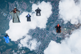 Zobacz podniebny rekord świata oczami skoczka