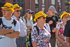 Przodownicy turystyki pieszej odwiedzają Elbląg