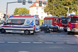 Wypadek na płk. Dąbka. Utrudnienia w ruchu