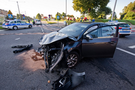 Wypadek na płk. Dąbka. Utrudnienia w ruchu