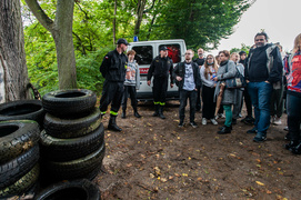 Wystarczyła godzina, by zebrać górę śmieci....