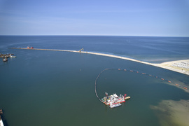 Przekop Mierzei Wiślanej: Montaż pierwszej bramy do „serca” inwestycji