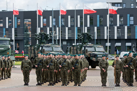 Pułk ze sztandarem
