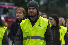 Strażacy ćwiczyli, jak ratować las