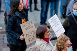 \"Zostajemy w Europie\". Prounijna pikieta w Elblągu
