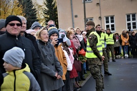 Kolejne szeregi terytorialsów po przysiędze