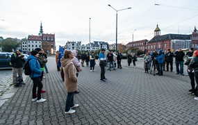 Prounijnie i przeciw wysokim cenom. Kolejny protest w Elblągu zdjęcie nr 250978