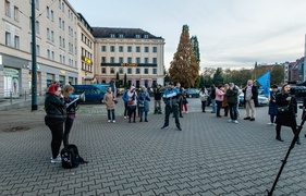 Prounijnie i przeciw wysokim cenom. Kolejny protest w Elblągu zdjęcie nr 250983