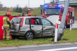 Tragiczny wypadek na węźle Wschód, zginęła 12-latka