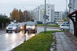 Bema z objazdem, kierowcy stoją w korkach zdjęcie nr 251389