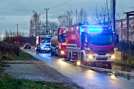 Gigantyczny pożar w Gronowie Górnym. Sytuacja jest już opanowana  (aktualizacja) 