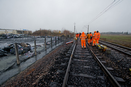 Naprawili tory po pożarze  (aktualizacja) 
