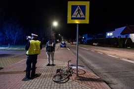 Potrącenie nietrzeźwego rowerzysty zdjęcie nr 252513