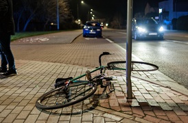 Potrącenie nietrzeźwego rowerzysty zdjęcie nr 252514