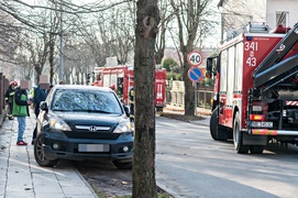 Kolizja na Komeńskiego. Sprawca miał 2 promile