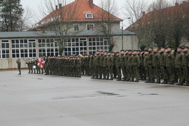 Żołnierze gotowi do kolejnej misji na Łotwie