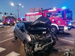 Zderzenie hondy z renault Zderzenie hondy z renault