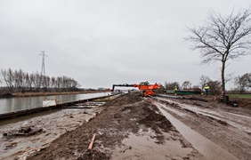 Rzeka Elbląg jak plac budowy