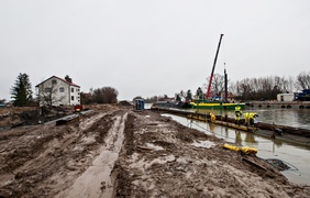 Rzeka Elbląg jak plac budowy