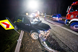Czołowe zderzenie między Elblągiem a Jegłownikiem
