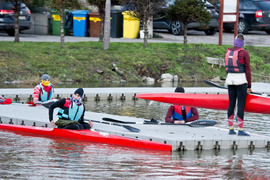 Kajakarze zeszli na wodę