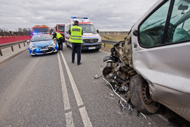 Kierowca bmw uderzył w opla