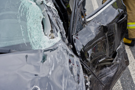 Kierowca bmw uderzył w opla