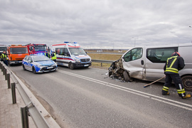 Kierowca bmw uderzył w opla